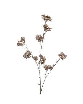 Artificial Berry branch 81cm Gold