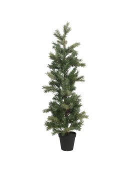 Nordmann Artificial Christmas Tree 74cm in Pot Snow and Glitter