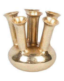 Aluminum Spout Vase Gold 20cm