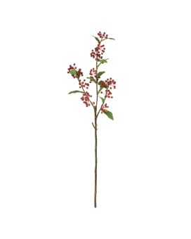 Artificial Malus Sargentii branch 75cm red