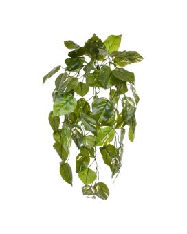 Pothos artificial hanging plant deluxe 70cm - variegated - FR - fire retardant