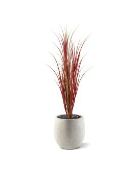 Artificial Reed Grass Deluxe 120cm UV Burgundy