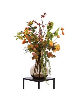 Hand Tied Artificial Bouquet Savannah Amsterdam - Orange