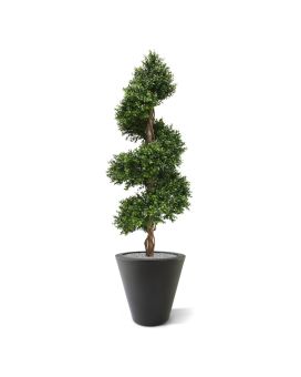 Artificial Boxwood Spiral Deluxe 140cm UV