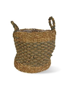 Plant basket Chama 28x 30 cm - natural/grey