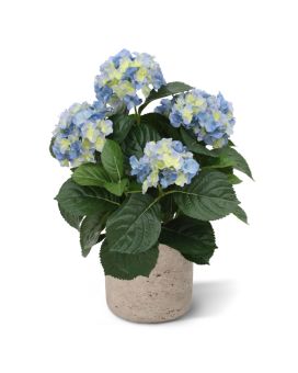 Artificial Hydrangea Deluxe 45 cm blue