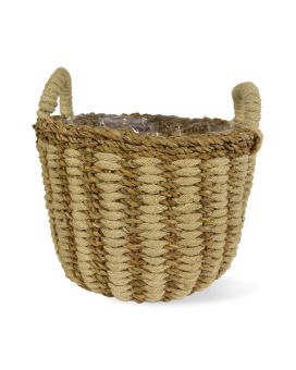 Plant basket Kotaro 24x 30 cm - white