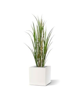 Artificial reed grass plant deluxe 120cm - green - UV resistant