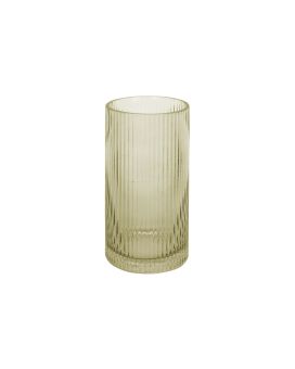 Flower vase Allure Straight 20x 10 cm - moss green