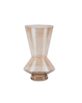 Flower vase Glow large 28x 17 cm - sand brown