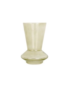 Flower vase Glow small 17,5x 12 cm - moss green