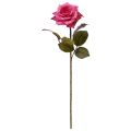 Artificial Rose Branch Classic 46cm cerise